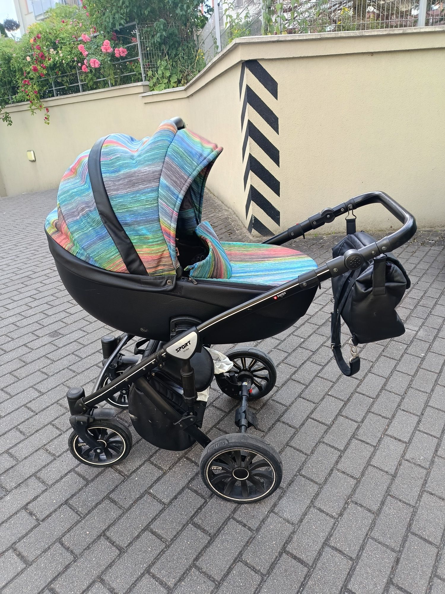 Wózek 2w1 anex sport rainbow