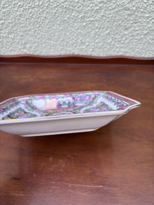 Taça antiga porcelana chinesa Mandarim