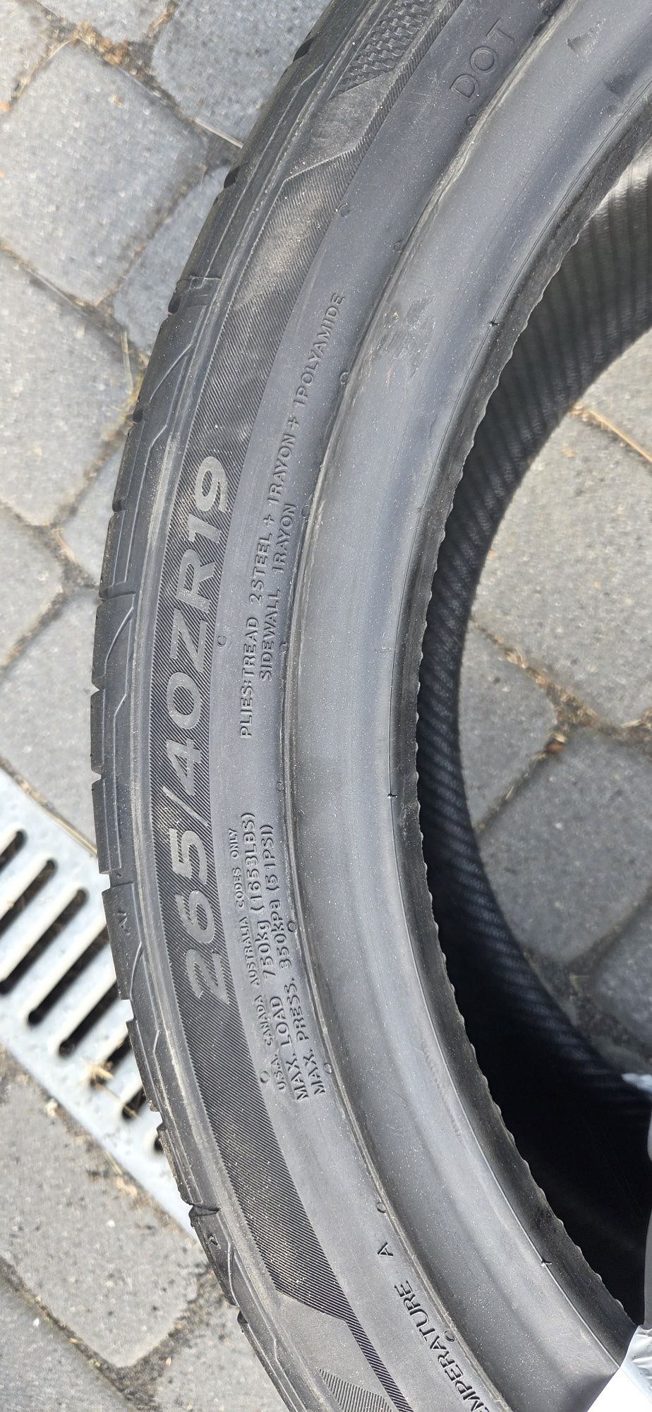 Hankook 2022r. opona nowa 265/40 19