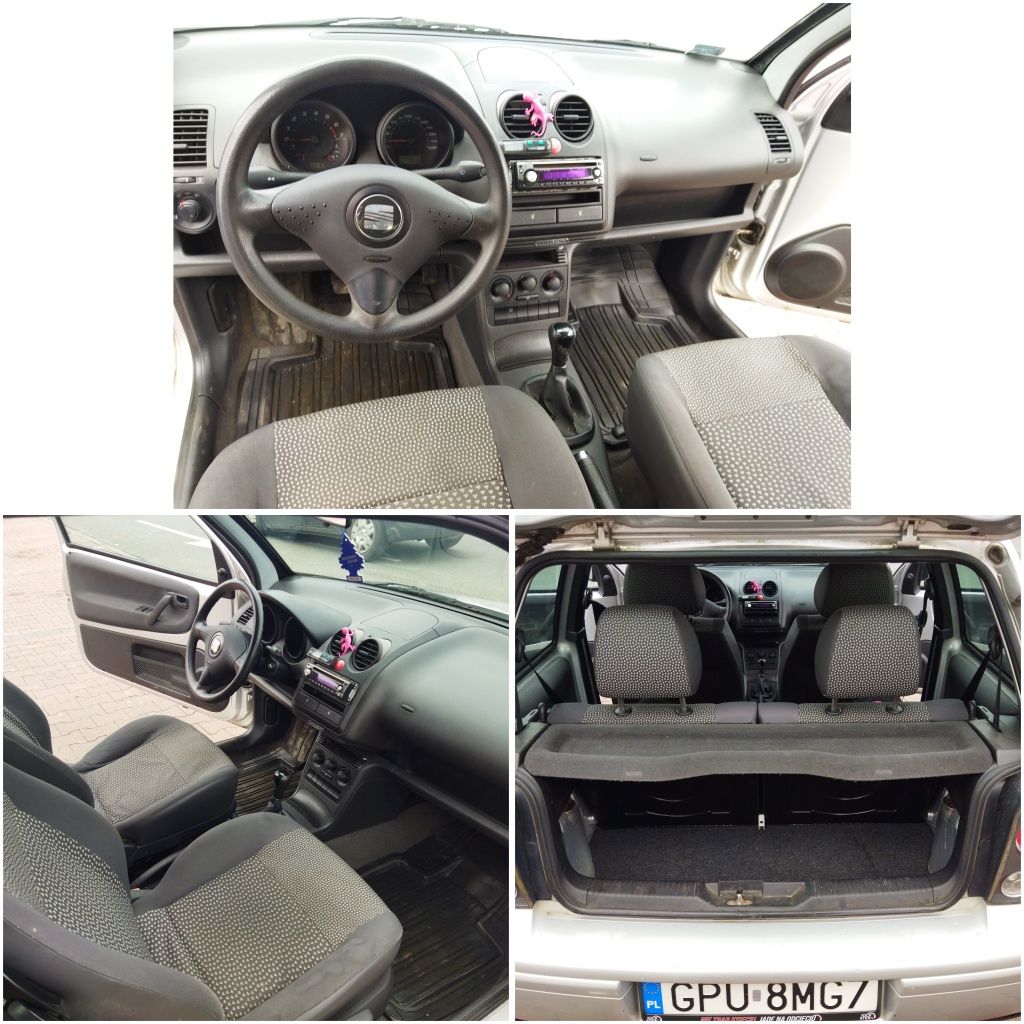 Seat Arosa 1.0 benzyna rok 2002 małe ekonomiczne auto