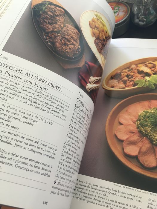 Livro “O mais belo livro de cozinha de Italia”