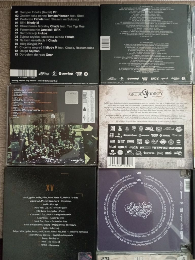 Płyty CD polski hip-hop rap