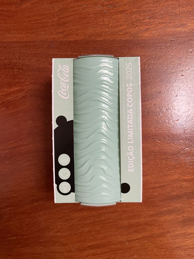 Copos Edição Limitada Coca-Cola x McDonald’s 2025 - Verde-água