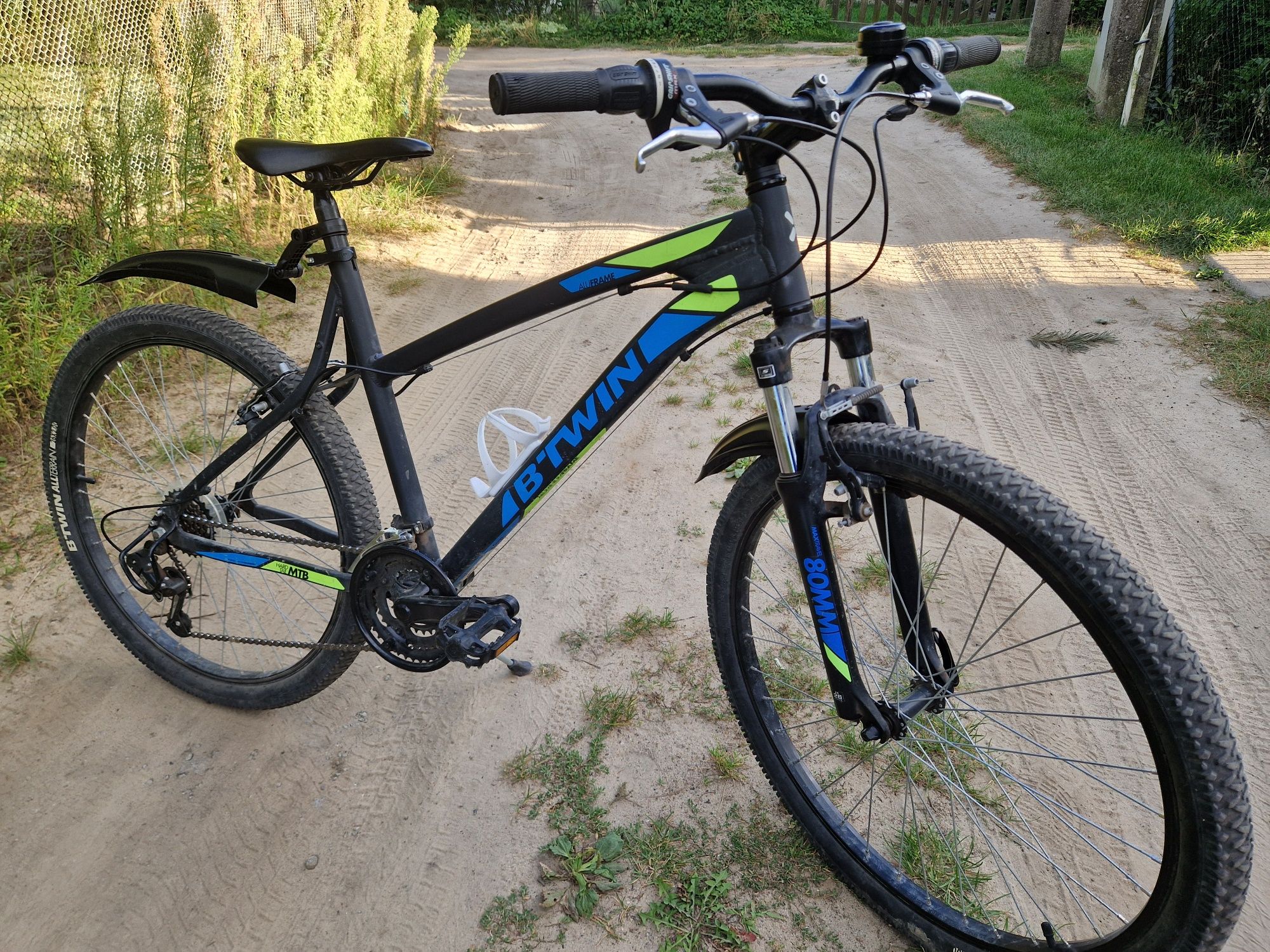 Piękny BTWIN ROCKRIDER 340/Aluminiowy Amortyzator Zadbany