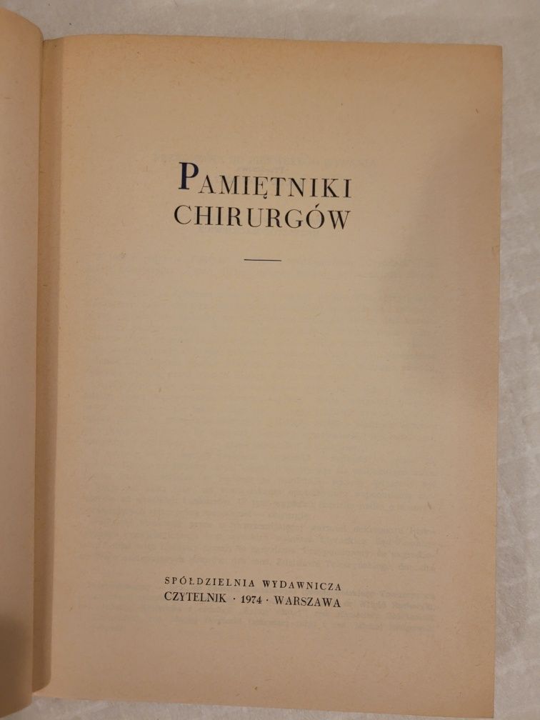 Pamiętniki chirurgów