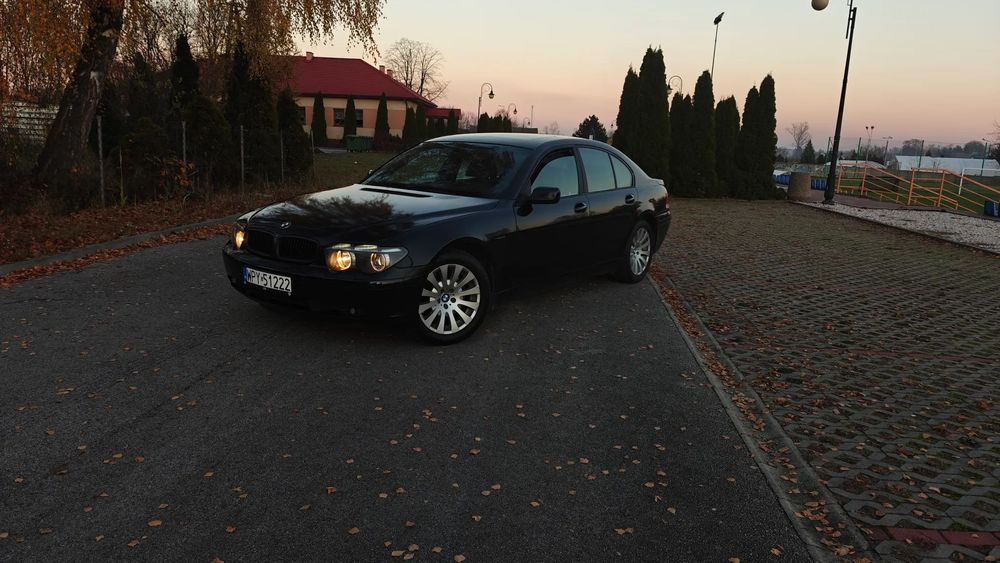 BMW Seria 7 BMW E65 740d V8 , 310KM/730Nm , Alu 21 cali , dociągi, masaże, shadow