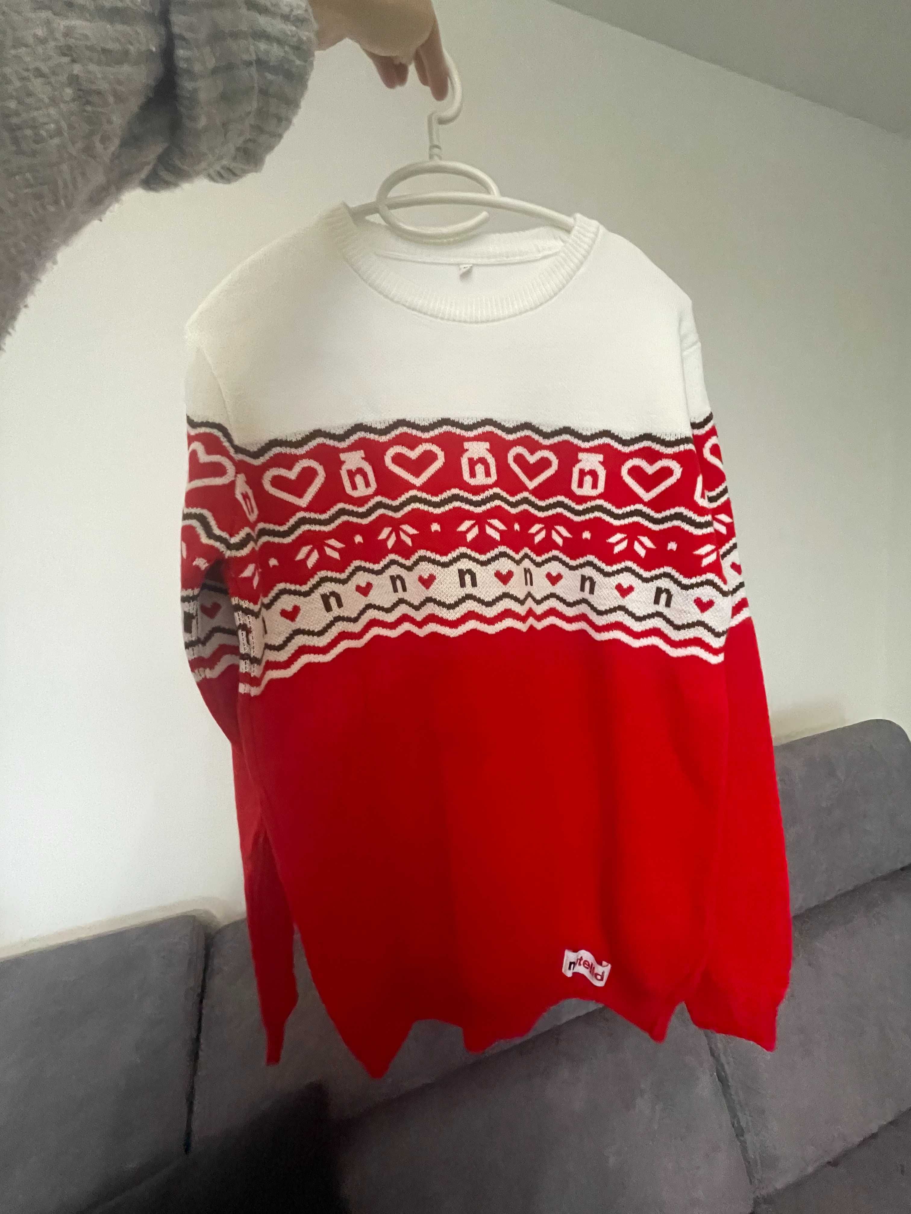 Sweter świąteczny Nutella męski