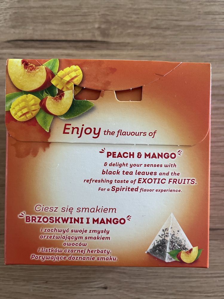 Herbata Lipton Piramidka brzoskwinia mango