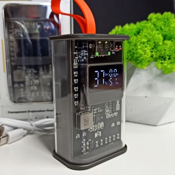 Мощный PD Power Bank 10000 mAh с LED индикатором