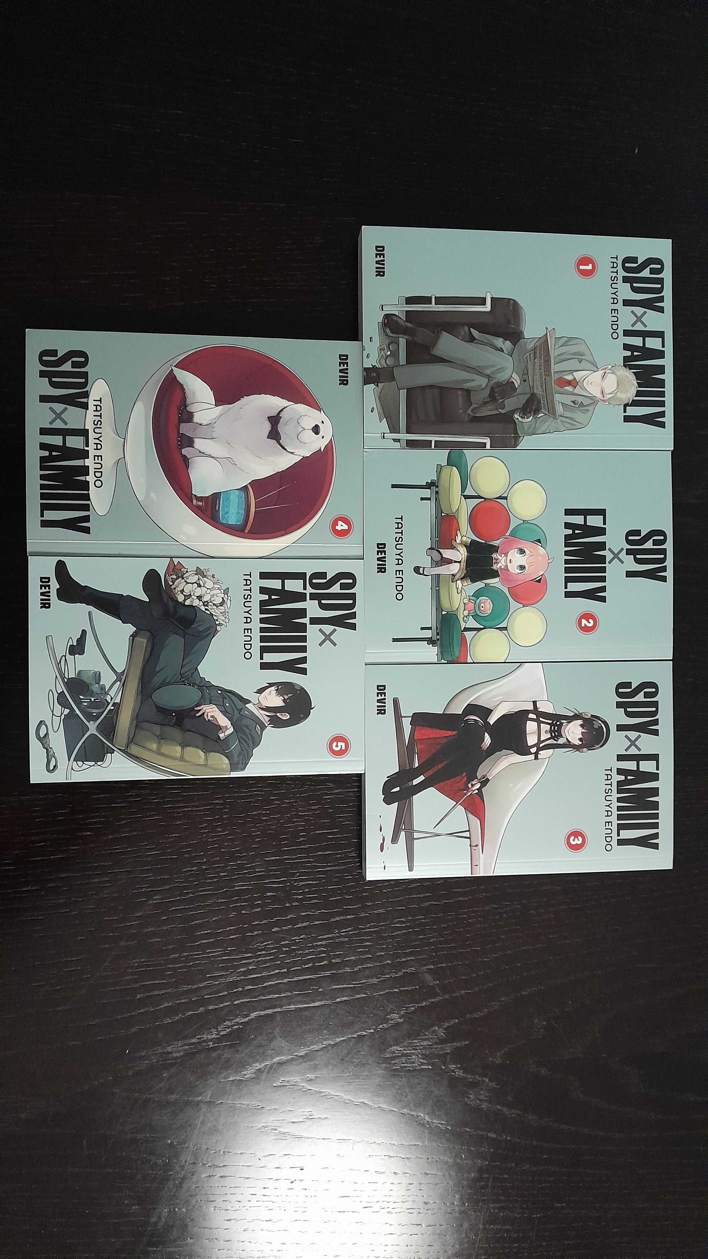 Mangá Spy x Family em português (vol1-5)