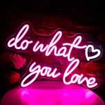 DEKORACYJNY NEON LED 42 x 28 cm NAPIS Do What You Love