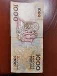 Colecionador nota de mil escudos