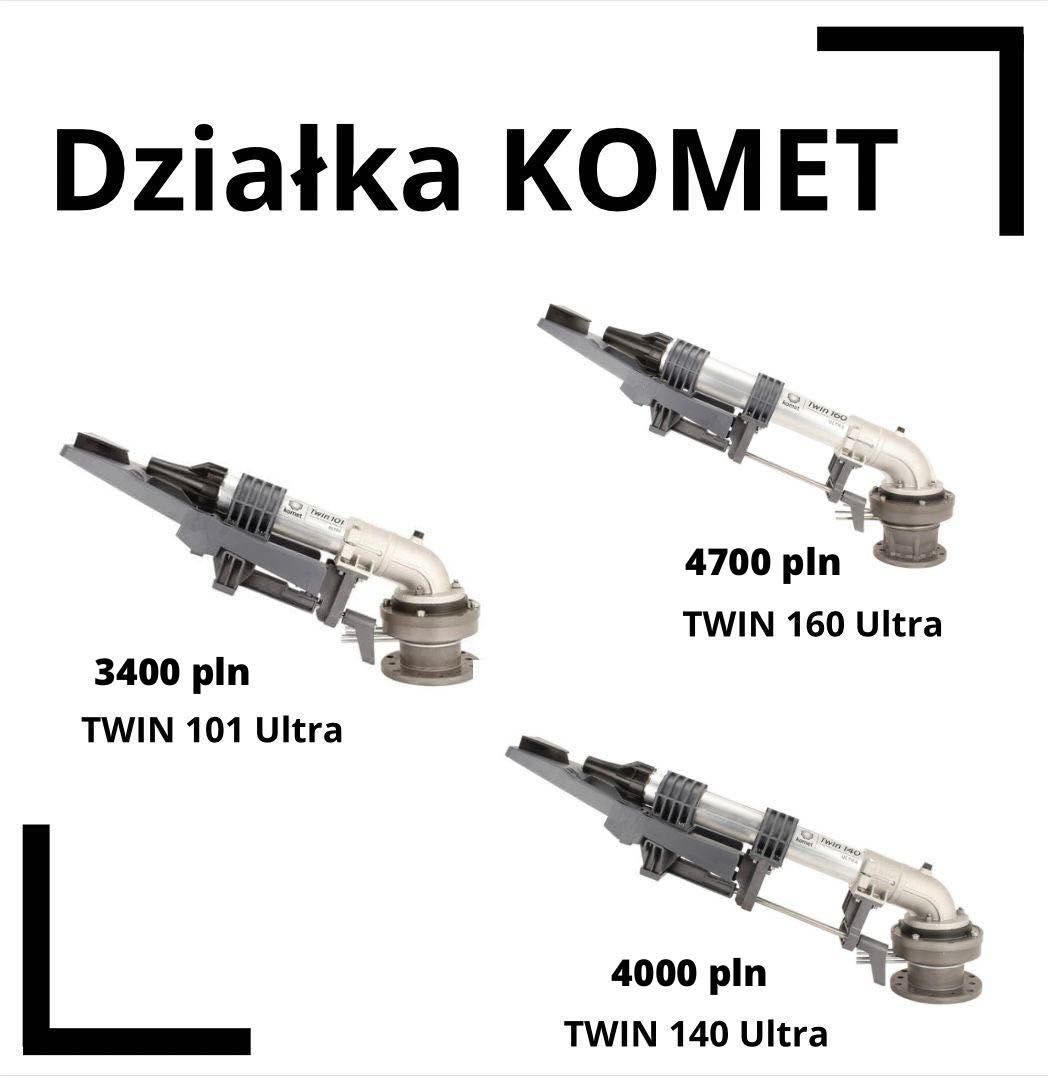 Działko do deszczowni Sime Royal Irtec Ocmis Bauer Ferbo deszczownia