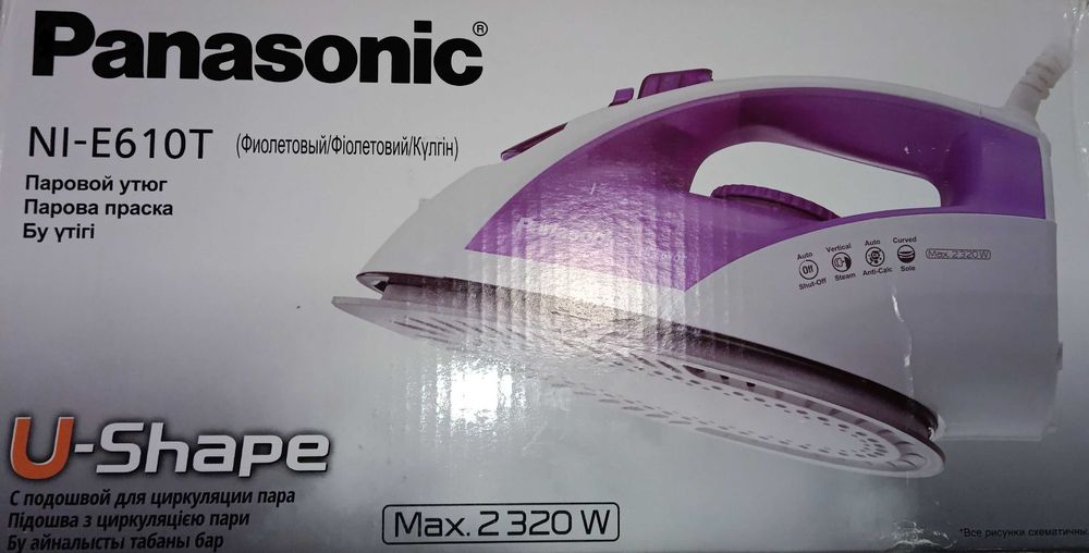 Утюг Panasonic фиолетовый