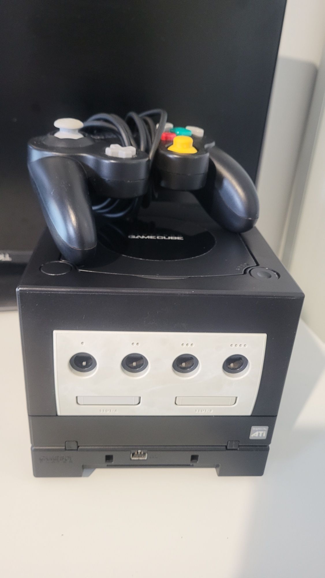 Konsola game cube plus karta pamięci plus gameboy adapter