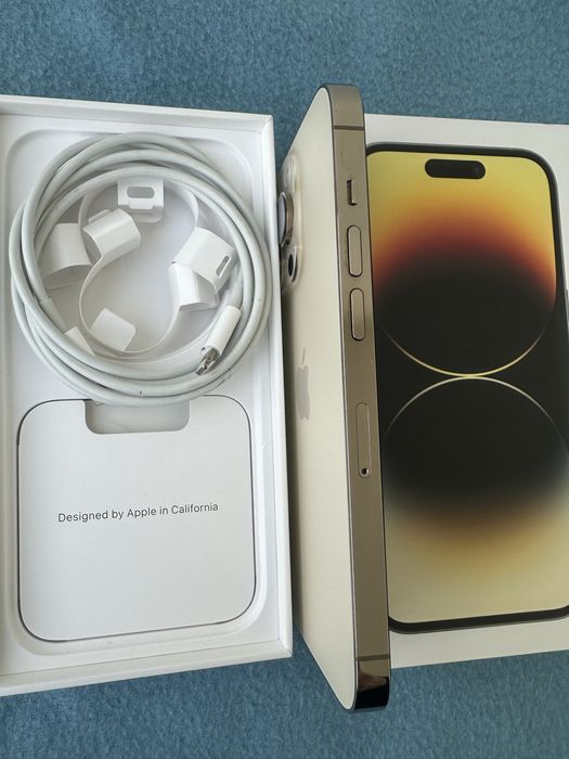 IPhone 14 Pro Gold 256Gb, Neverlock, стан ідеал, коробка, чек