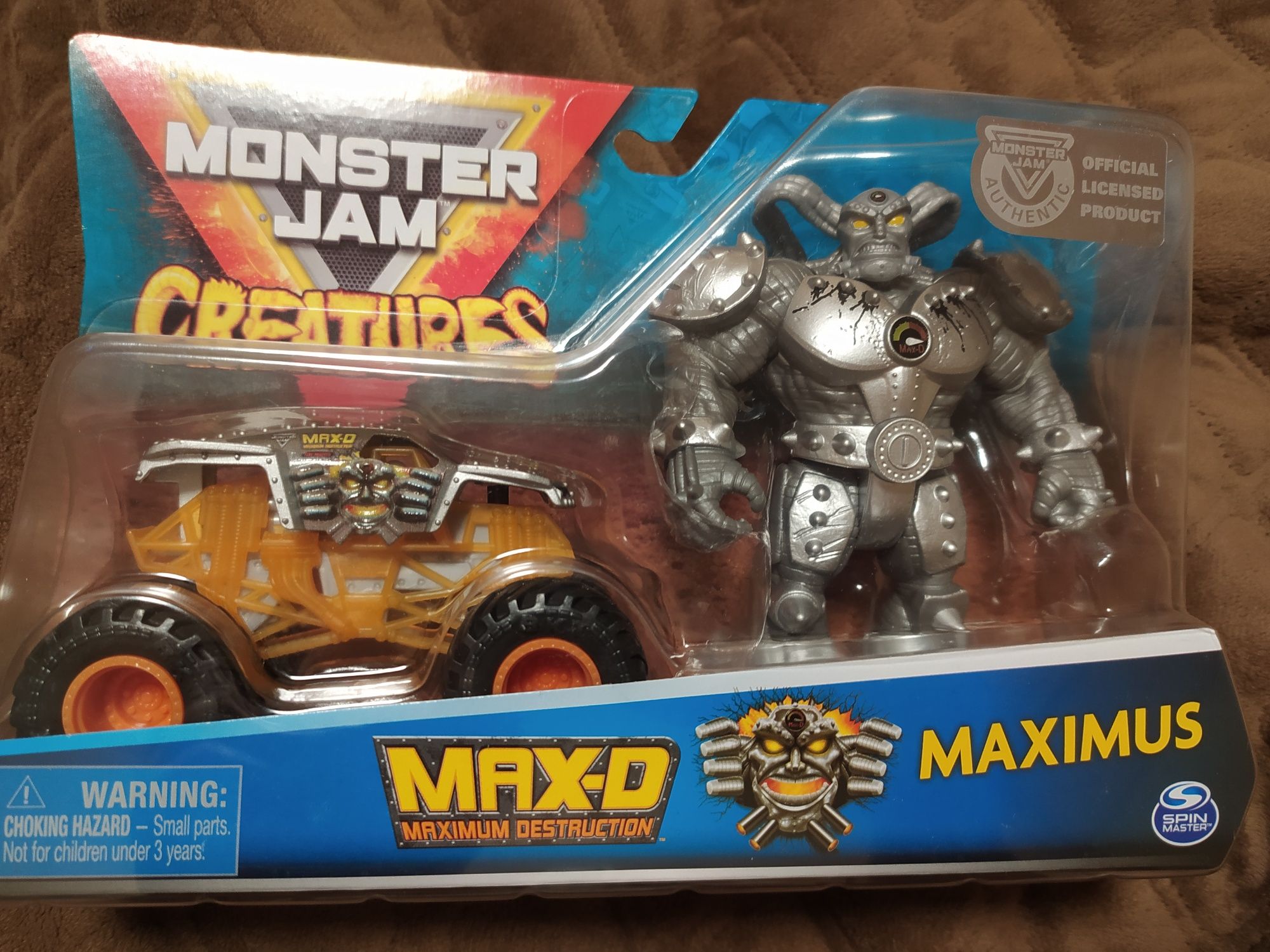 Ігровий набір Monster Jam, Monster Truck Max-D 1:64 and 5-Inch Maximus