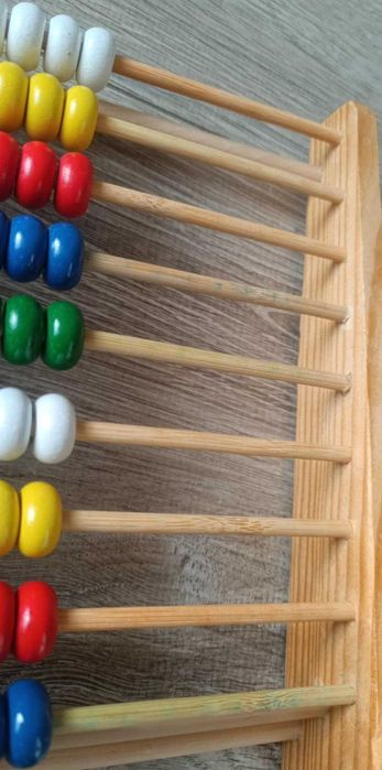 liczydło drewniane do nauki liczenia