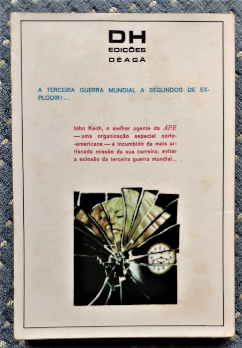 "A Segundos do Fim", Norman Daniels, Coleção DH Espionagem Nº27, 1964