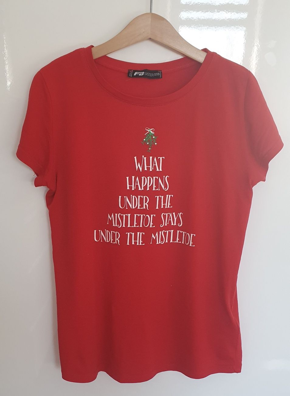 FB-Sister -Świąteczny T shirt dla dziewczynki r.146/152cm