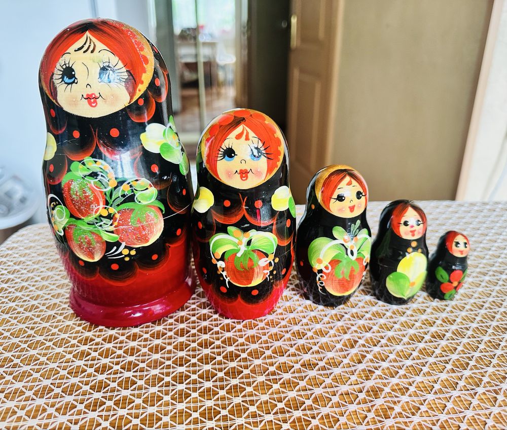 Матрешки, дерево, 5 шт