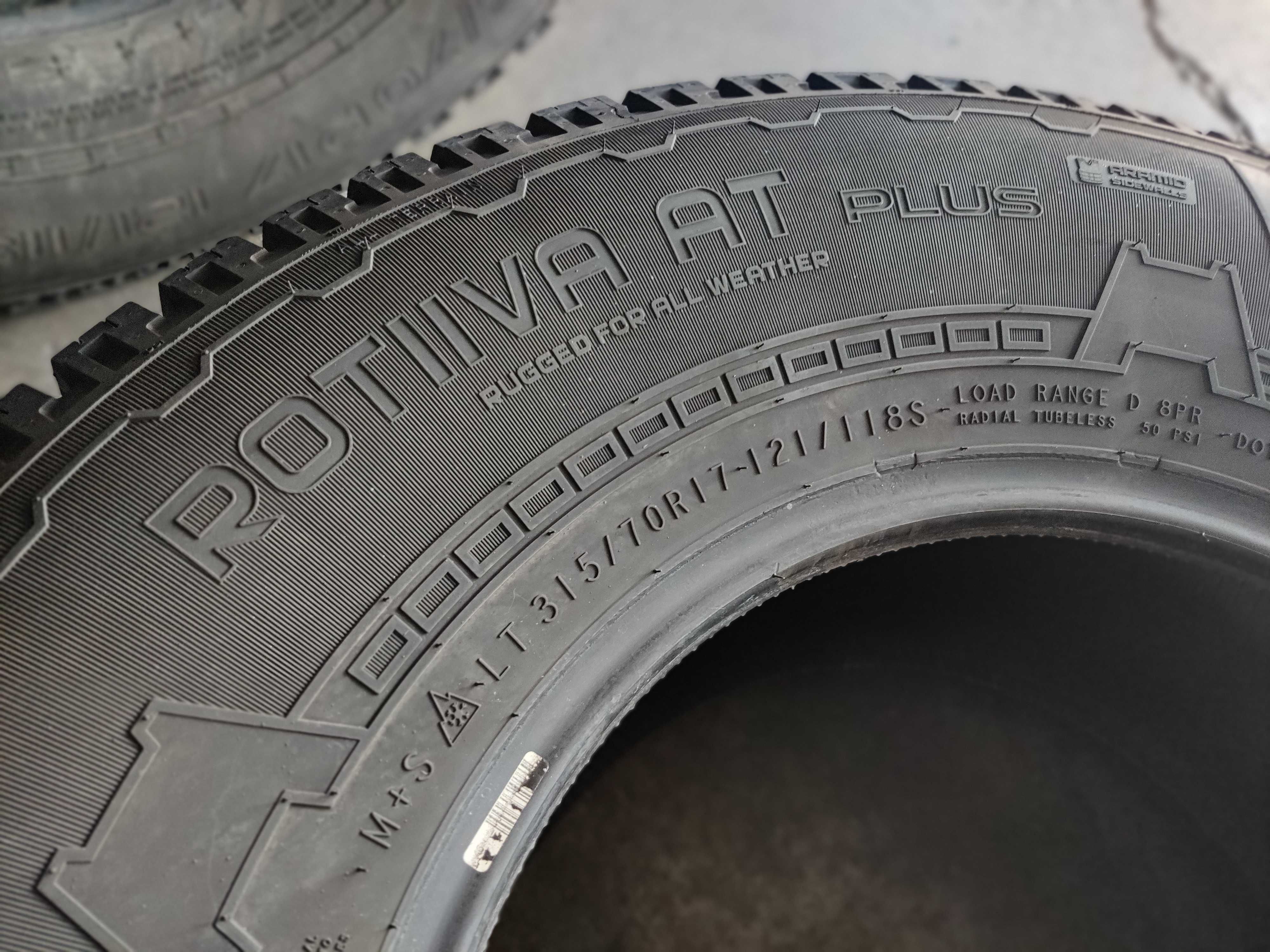 R17 315 70 Nokian Rotiiva AT Plus всесезонні шини