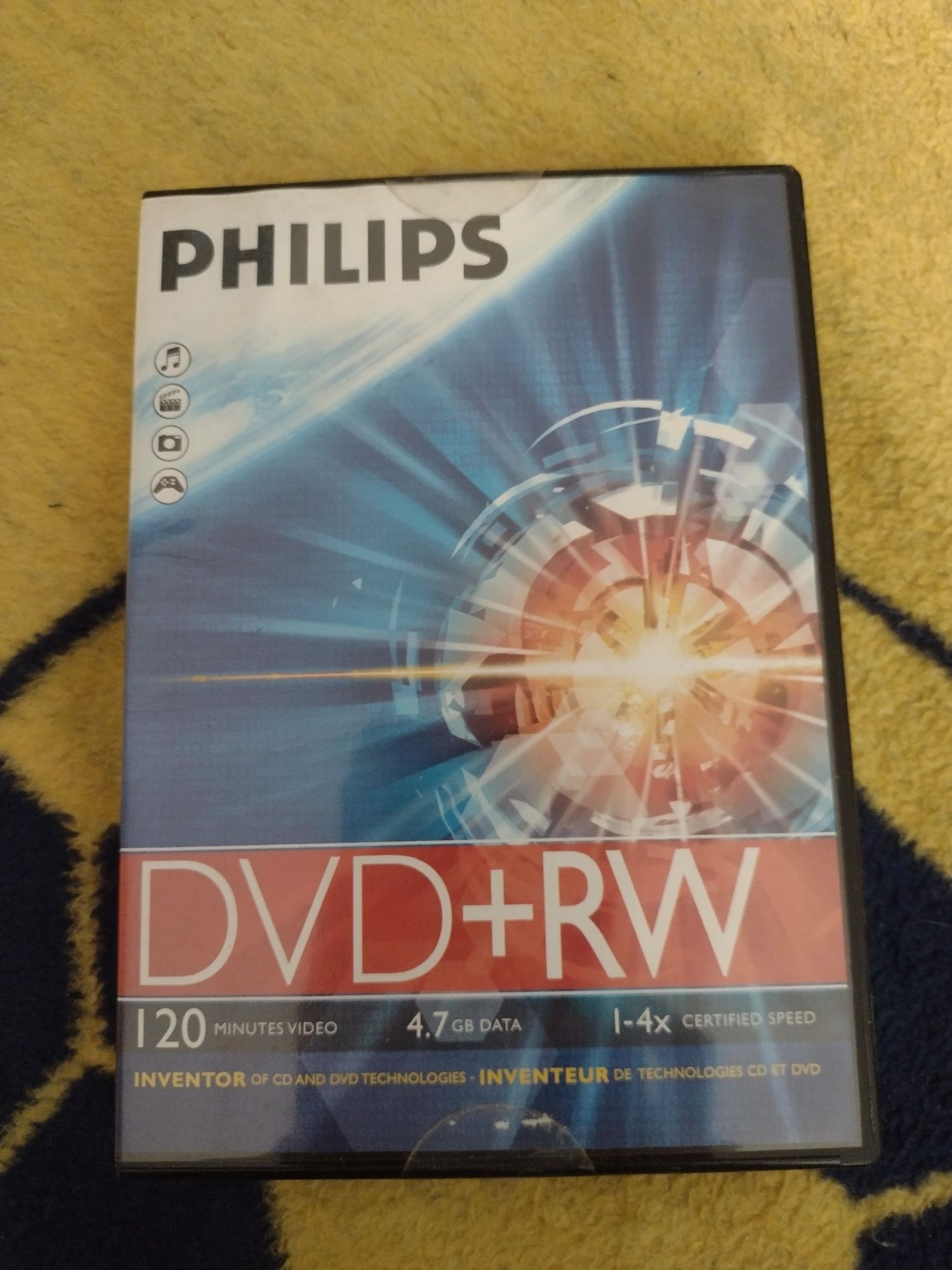 Płyty DVD+ RW Philips nowe