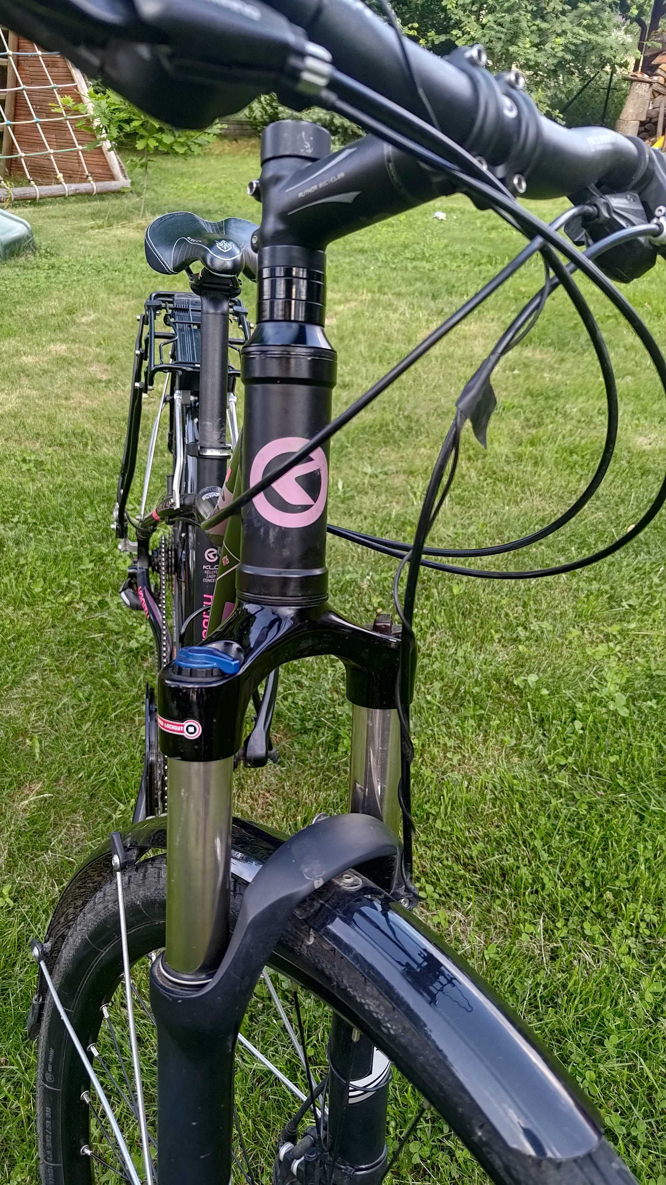 Rower damski KELLYS Vanity – jak nowy, customowy