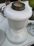 Lampa naftowa biała