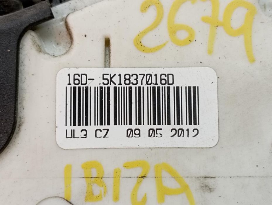 Fechadura / fecho porta frente direito VOLKSWAGEN Polo (6R, 6C)