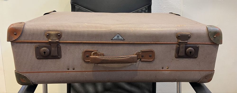Lohmann stara kolekcjonerska walizka retro vintage PRL
