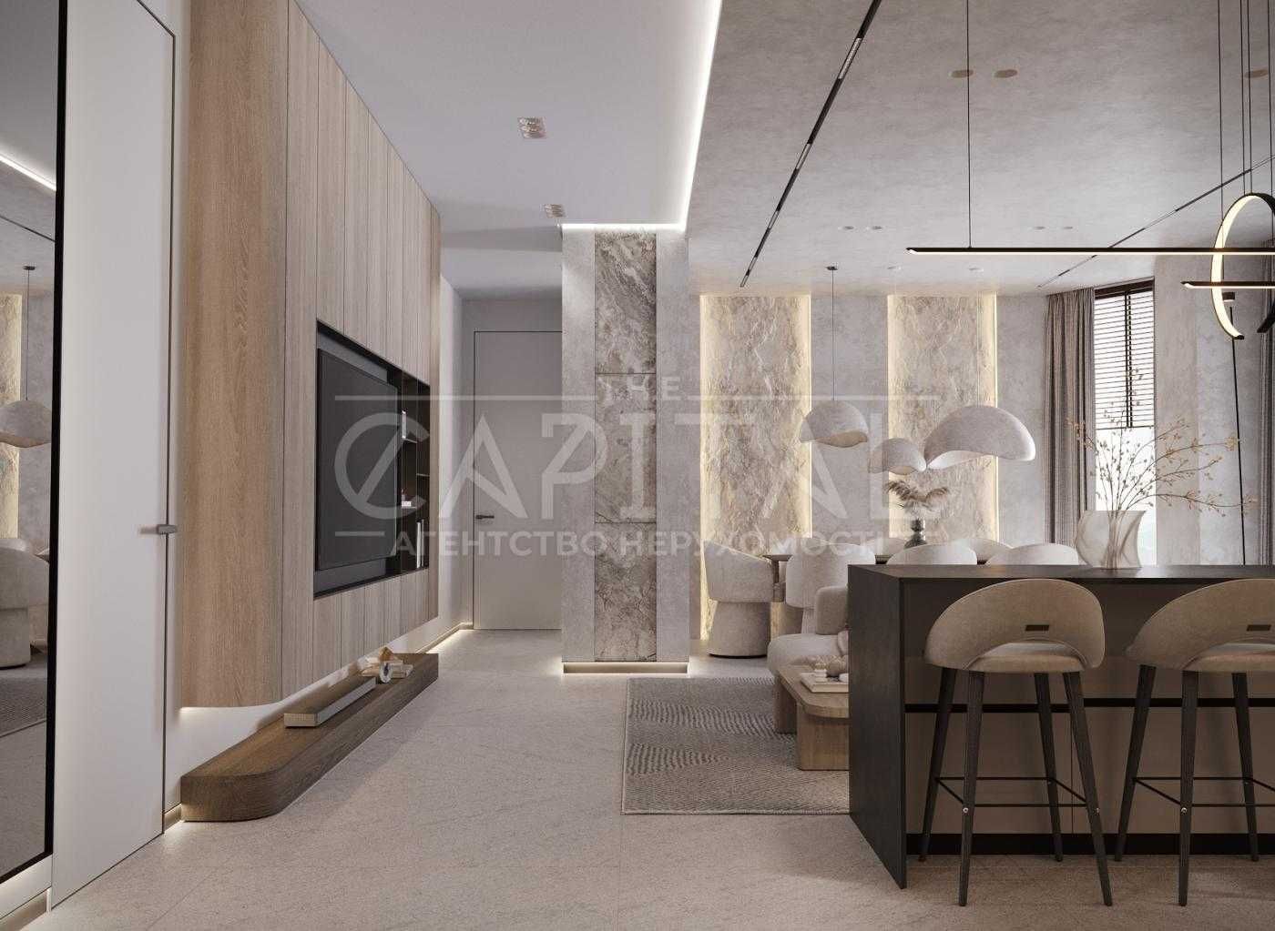 Нова 3 к 123 м2 з неймовірним дизайнерським ремонтом у Taryan Towers)