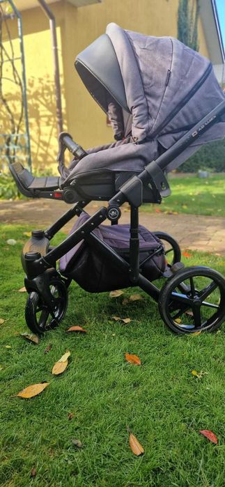 Дитяча коляска Adamex Bibione графіт  2 в 1