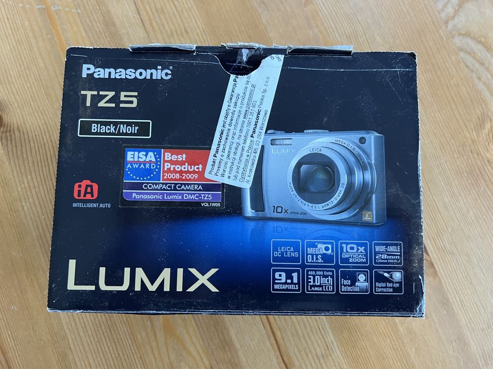 Panasonic Lumix TZ 5 z wadą.