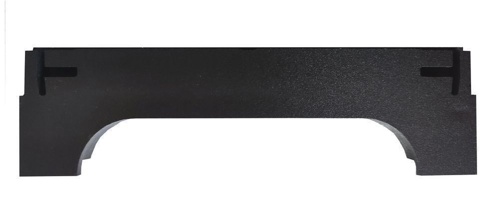 Nóżki 47 mm do profilu aluminiowego 160mm 16cm CZARNE PCV komplet 2szt