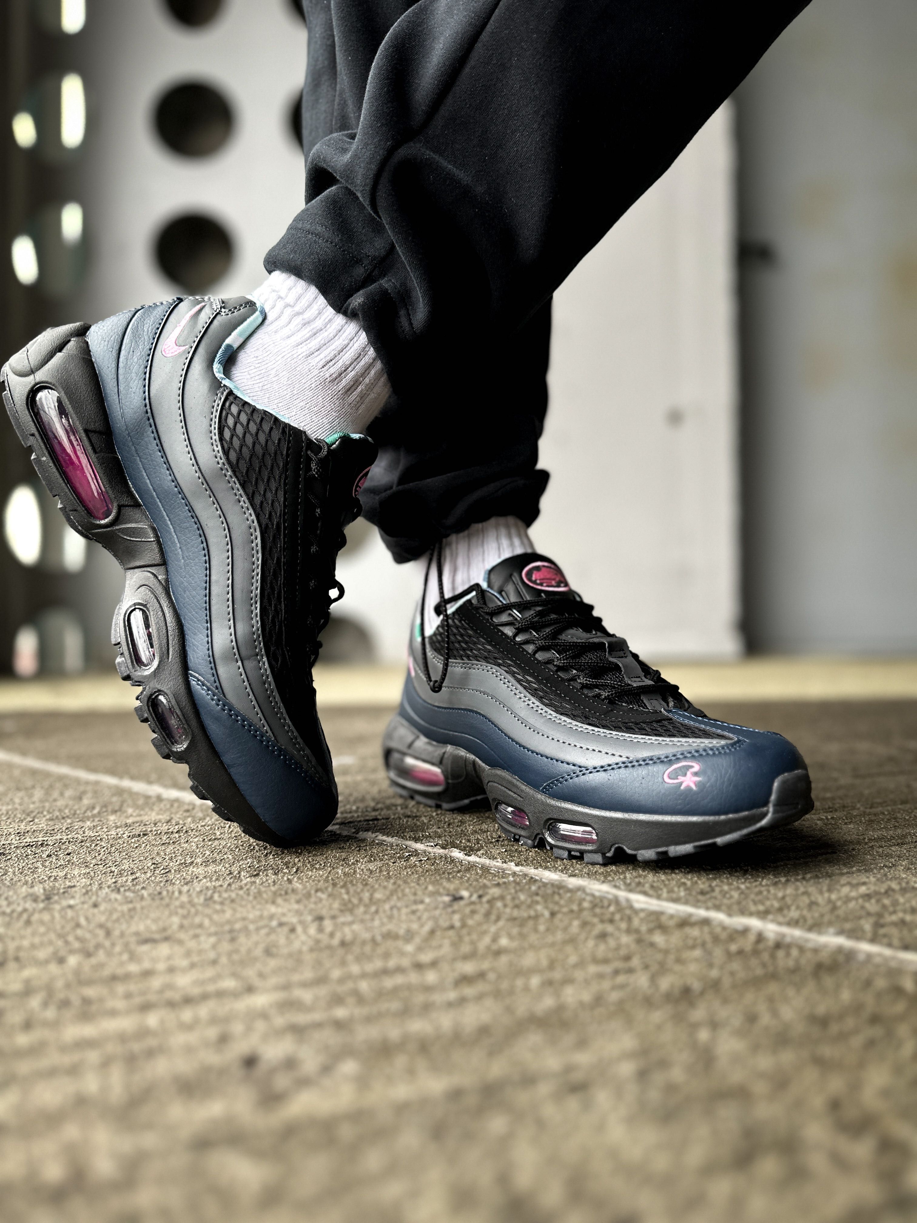 Мужские кроссовки Nike Air Max 95 SP Corteiz "Pink" Размеры 41-45