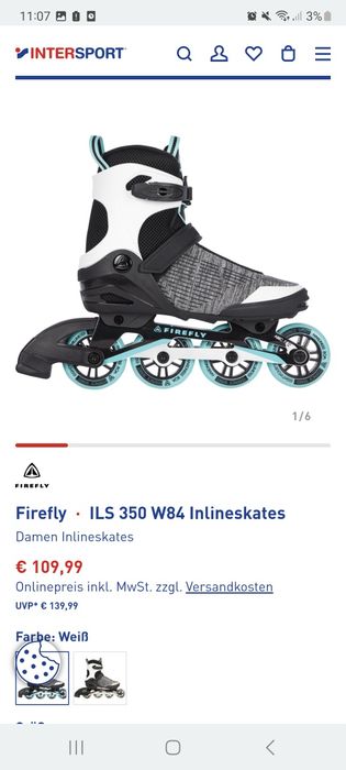 FIREFLY Rolki damskie r.39 iLS 350 W84