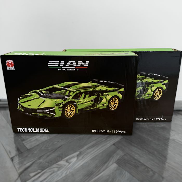 Конструктор Technic Lamborghini Sian 1299 деталей 1:14 в коробці
