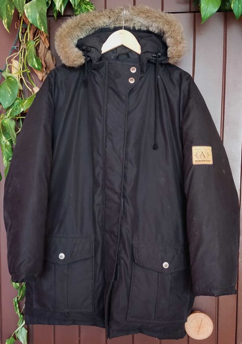 Kurtka puchowa Alpinus z kapturem [ Rozmiar L ]