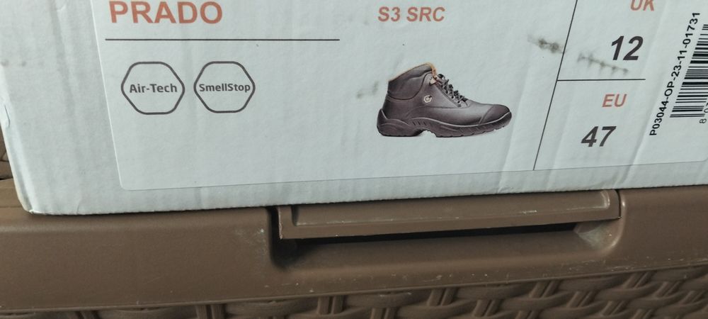 Buty robocze z blachą rozmiar 46-47