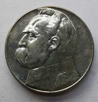 10 zł Józef Piłsudski 1936 Polska srebrna moneta
