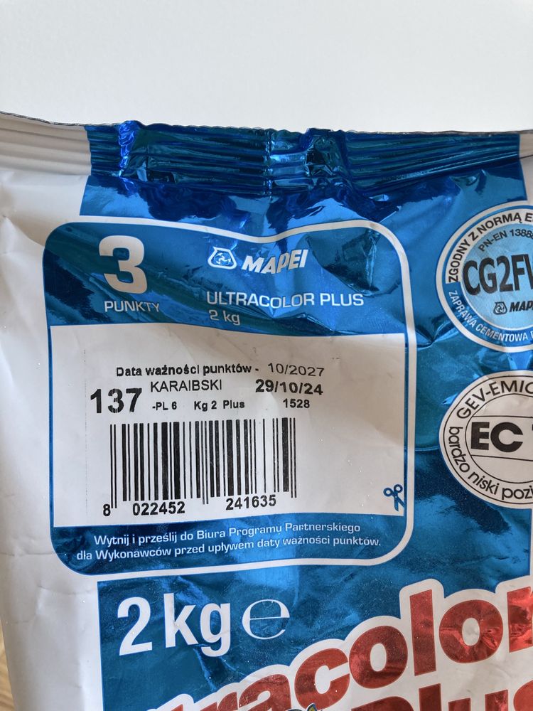 Nowa fuga Mapei Ultracolor Plus 2kg, kolor 137