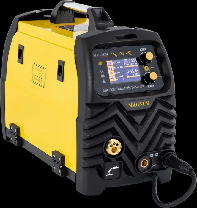 Spawarka Migomat 220A MAGNUM Mig 222 Dual Puls Synergia FVAT ALU 3W1