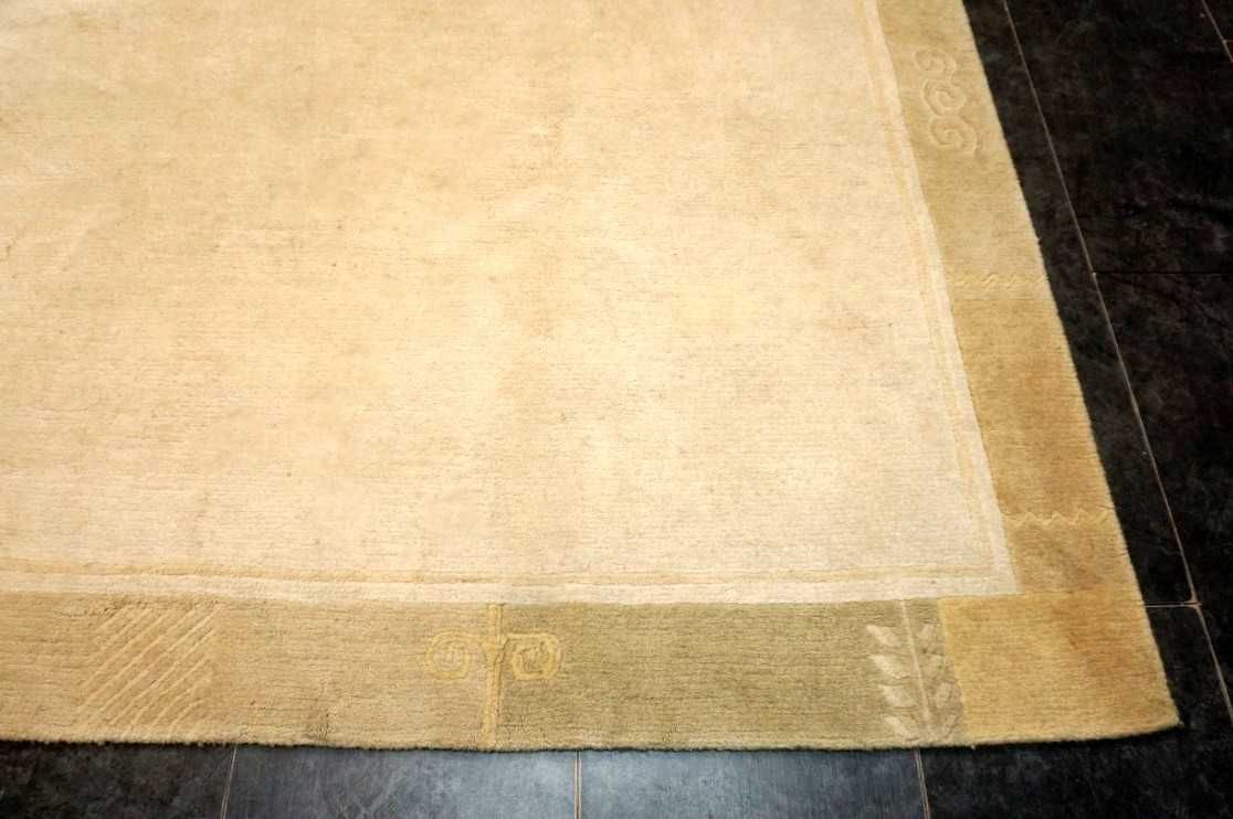 Elegante e suave Tapete do NEPAL, Lã s/Algodão, manual, com 236x172 cm