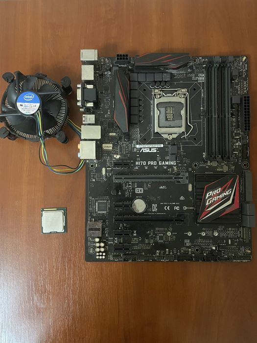 Материнська плата ASUS H170 PRO GAMING + в подарок процесор та кулер