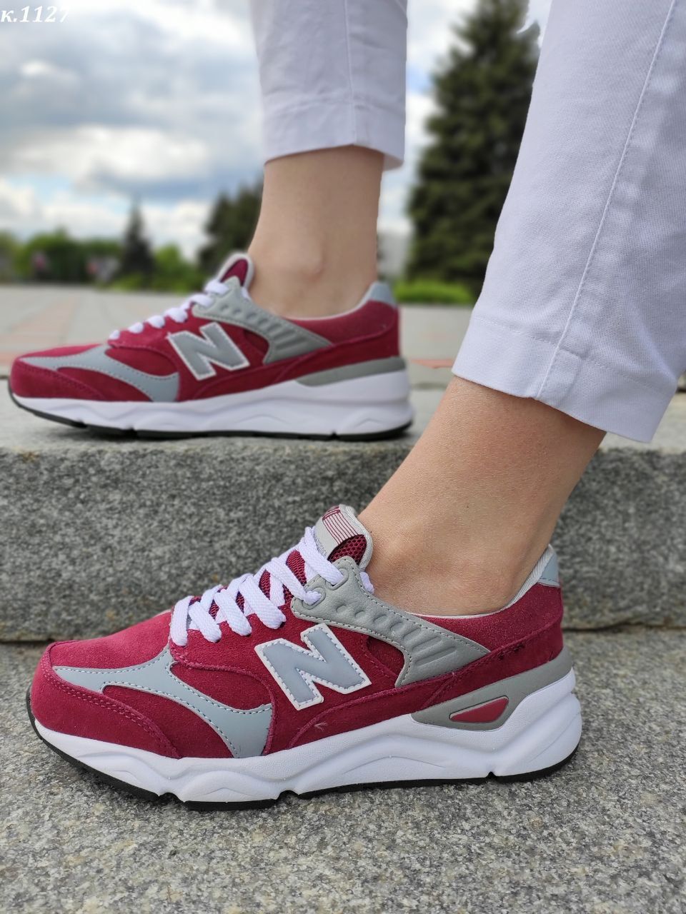 Кросівки жіночі New balance кроссовки женские New balance бордо пудра