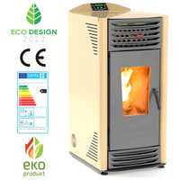 Piec kominek powietrzny na pellet HELENA 8kW klasa A++ Eko Projekt