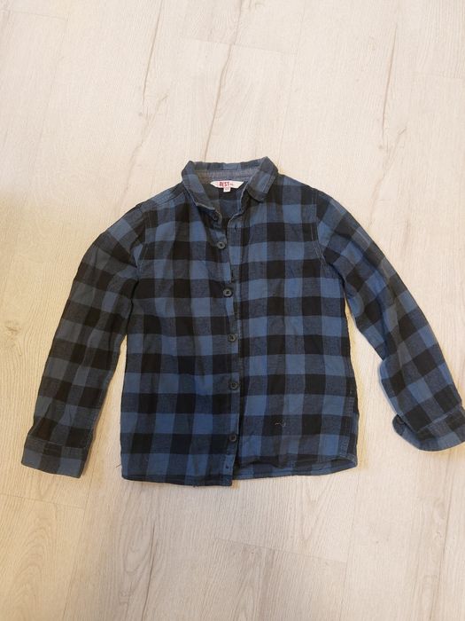 Koszula flanelowa w kratę 122r