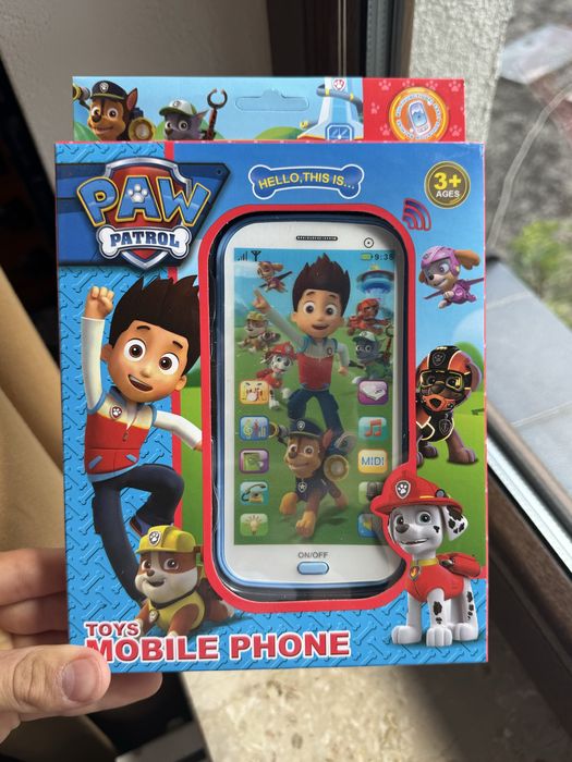 Zabawkowy telefon paw patrol