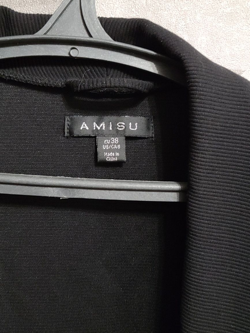 Чорний та сірий кардиган/піджак Amisu на M